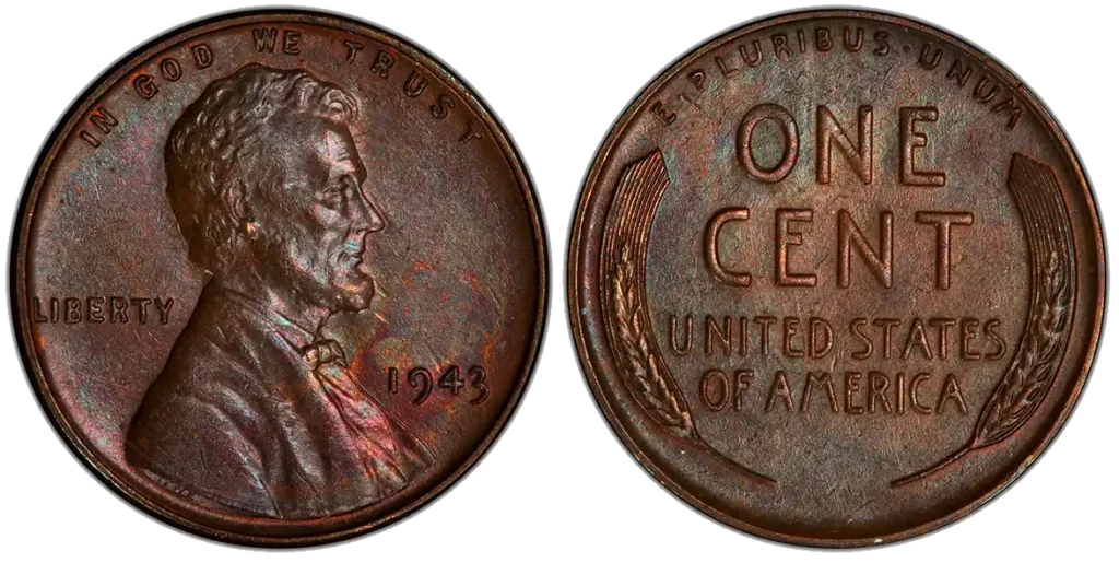 1943 Bronze Wheat penny